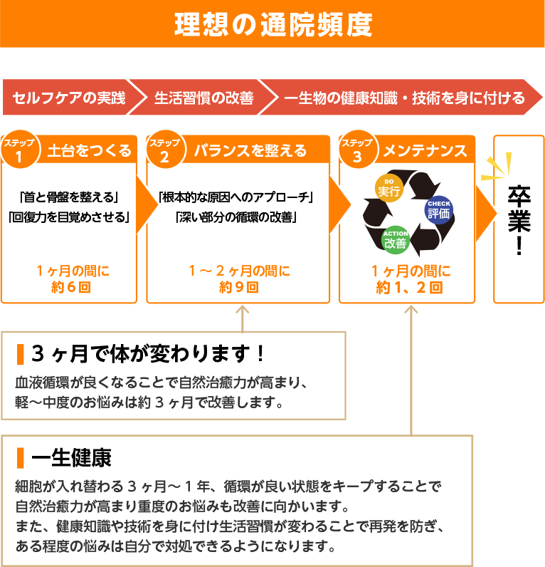 理想の施術回数